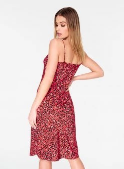 HeyYou Leopard Strappy Slip Dress