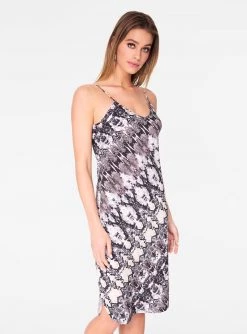 HeyYou Snake Print Strappy Slip Dress