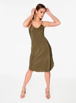 HeyYou Olive Strappy Slip Dress 11 HeyYou Olive Strappy Slip Dress