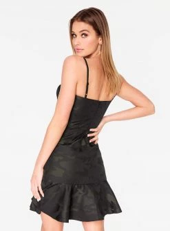 HeyYou Dresses Camo Print Bustier Dress