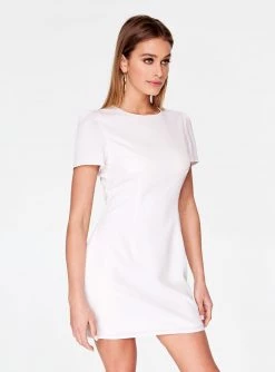 HeyYou White Cap Sleeve Mini Dress Dresses