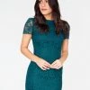 HeyYou Dresses Marine Cap Sleeve Lace Dress