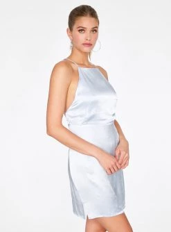 HeyYou Dresses Light Blue Apron Mini Dress 9 HeyYou Dresses Light Blue Apron Mini Dress