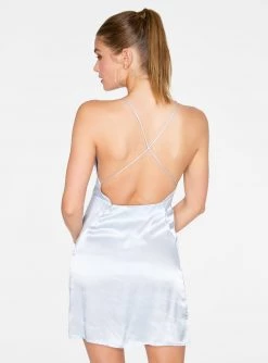 HeyYou Dresses Light Blue Apron Mini Dress 10 HeyYou Dresses Light Blue Apron Mini Dress