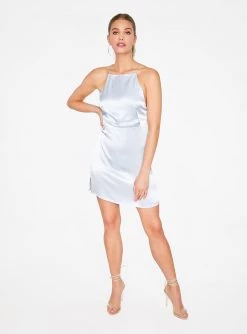 HeyYou Dresses Light Blue Apron Mini Dress 11 HeyYou Dresses Light Blue Apron Mini Dress