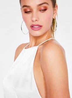 HeyYou White Apron Mini Dress