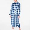 HeyYou Long Sleeve Blue Button Up Duster