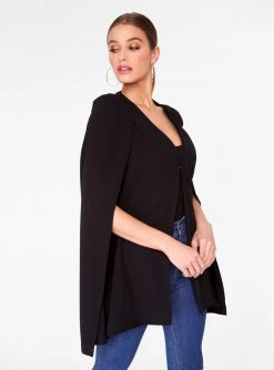 HeyYou Blazers Black Cape Blazer