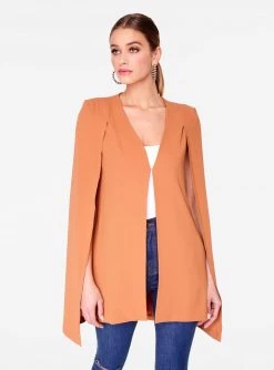 HeyYou Chestnut Cape Blazer Blazers