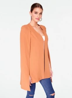 HeyYou Chestnut Cape Blazer Blazers
