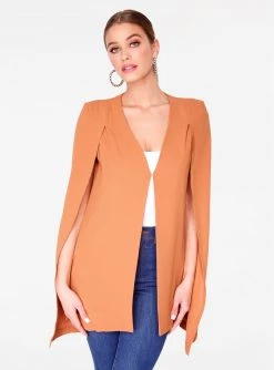 HeyYou Chestnut Cape Blazer Blazers
