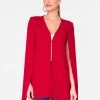 HeyYou Red Cape Blazer