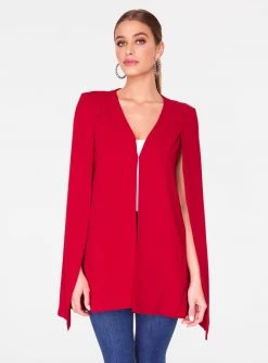 HeyYou Red Cape Blazer