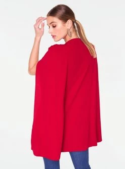 HeyYou Red Cape Blazer