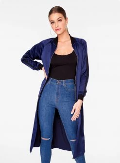 HeyYou Navy Track Duster