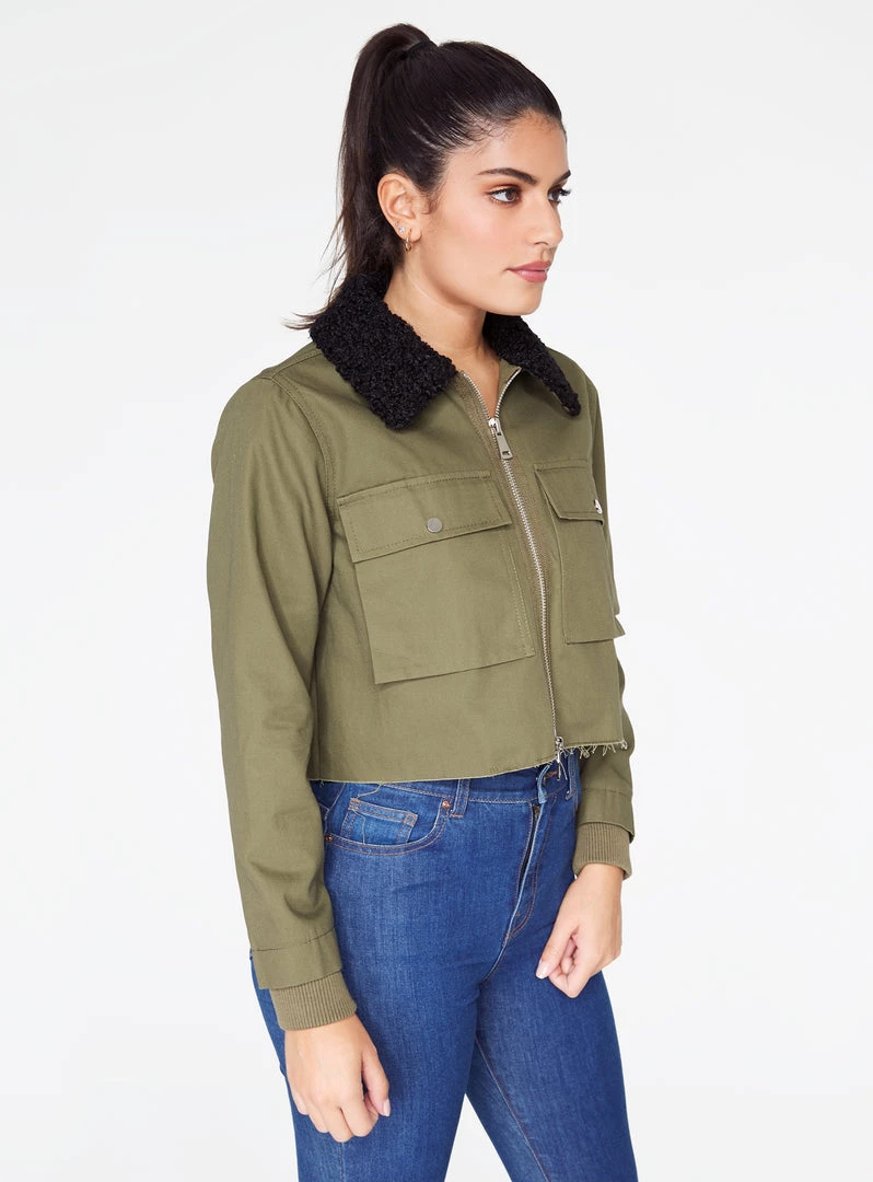 HeyYou Crop Military Jacket 5 HeyYou Crop Military Jacket