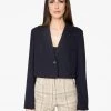 HeyYou Navy Cropped Blazer