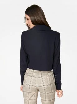 HeyYou Navy Cropped Blazer