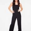 HeyYou Straight Neck Jumpsuit In Black Dresses 1 HeyYou Straight Neck Jumpsuit In Black Dresses