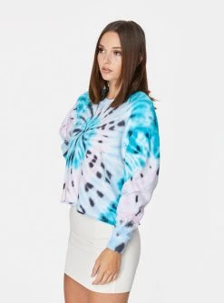 HeyYou Multicolor Tie Dye Sweatshirt Sweatshirts + Hoodies