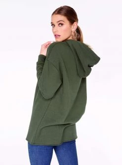 Sweatshirts + Hoodies HeyYou Basic Army Long Sleeve Hoodie