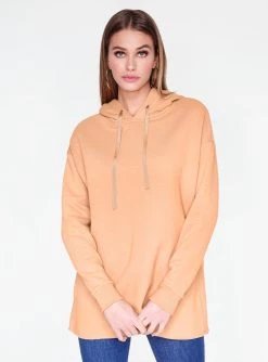 HeyYou Basic Khaki Long Sleeve Hoodie Sweatshirts + Hoodies