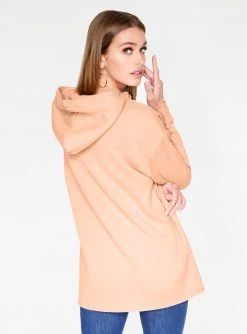 HeyYou Basic Khaki Long Sleeve Hoodie Sweatshirts + Hoodies