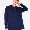 HeyYou Basic Navy Long Sleeve Hoodie