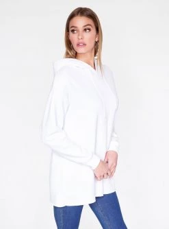 HeyYou Basic White Long Sleeve Hoodie