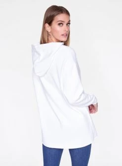 HeyYou Basic White Long Sleeve Hoodie