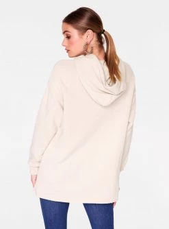 Sweatshirts + Hoodies HeyYou Basic Light Grey Long Sleeve Hoodie