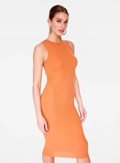 Dresses HeyYou Basic Penny Ribbed Crew Neck Midi Dress 9 Dresses HeyYou Basic Penny Ribbed Crew Neck Midi Dress