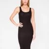 Dresses HeyYou Basic Black Ribbed Tank Dress 2 Dresses HeyYou Basic Black Ribbed Tank Dress