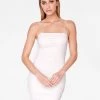 HeyYou Basic Off White Mini Bodycon Dress Dresses 1 HeyYou Basic Off White Mini Bodycon Dress Dresses