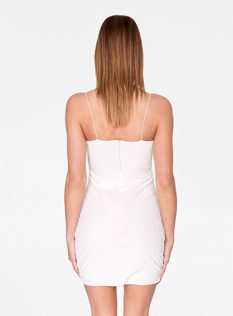 HeyYou Basic Off White Mini Bodycon Dress Dresses 6 HeyYou Basic Off White Mini Bodycon Dress Dresses