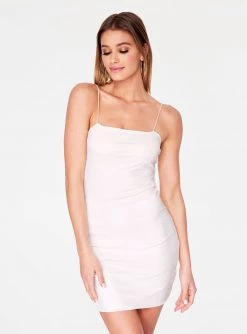 HeyYou Basic Off White Mini Bodycon Dress Dresses
