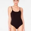 HeyYou Basic Black Strappy Bodysuit