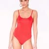 Bodysuits HeyYou Basic Cherrybomb Strappy Bodysuit