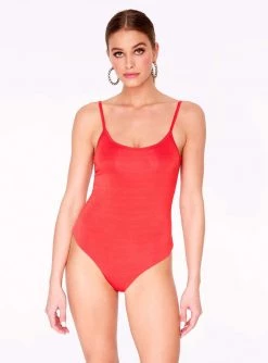 Bodysuits HeyYou Basic Cherrybomb Strappy Bodysuit