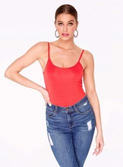 Bodysuits HeyYou Basic Cherrybomb Strappy Bodysuit