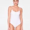 Bodysuits HeyYou Basic White Strappy Bodysuit