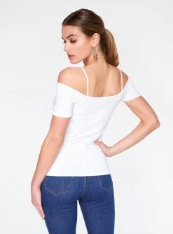 HeyYou Basic White Off The Shoulder Top