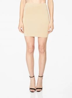 Skirts HeyYou Basic Sand Knit Mini Skirt