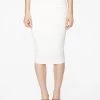 Skirts HeyYou Basic Creme Knit Midi Skirt