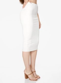 Skirts HeyYou Basic Creme Knit Midi Skirt