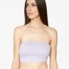 Crop Tops HeyYou Basic Lavender Bandeau Crop Top