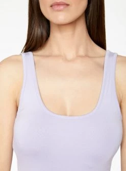 HeyYou Basic Lavender Tank Mini Bodycon Dress Dresses