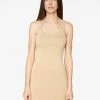 HeyYou Basic Sand Tank Mini Bodycon Dress Dresses 2 HeyYou Basic Sand Tank Mini Bodycon Dress Dresses