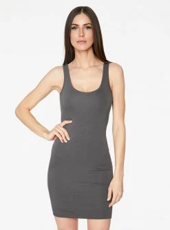 HeyYou Basic Slate Tank Mini Bodycon Dress Dresses