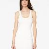 Dresses HeyYou Basic Creme Tank Mini Bodycon Dress